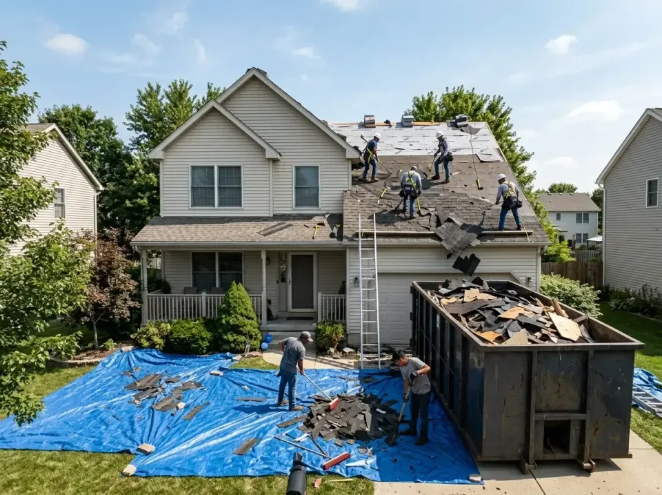 roof-replacement-debris-remova-004 — frequently asked questions, Cheapest Dumpster Rentals in Bayou Vista, TX